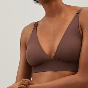 Brown Everlane “The Invisible Bra”